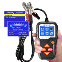2025 Car Battery Teste Motorcycle Tester 6v 12v Key function KW650 Battery System Analyzer 2000CCA Charging Cranking Test Tool