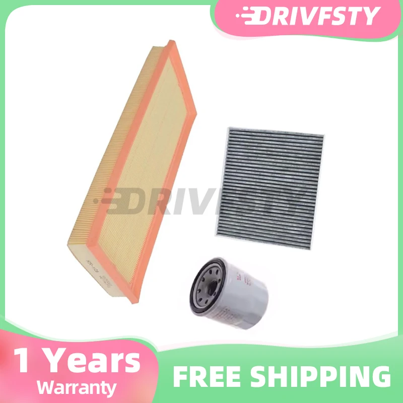 

Набор фильтров из 3 шт./компл. для воздушного фильтра LiXiang L7 1,5T, масляного фильтра и кабинового фильтра