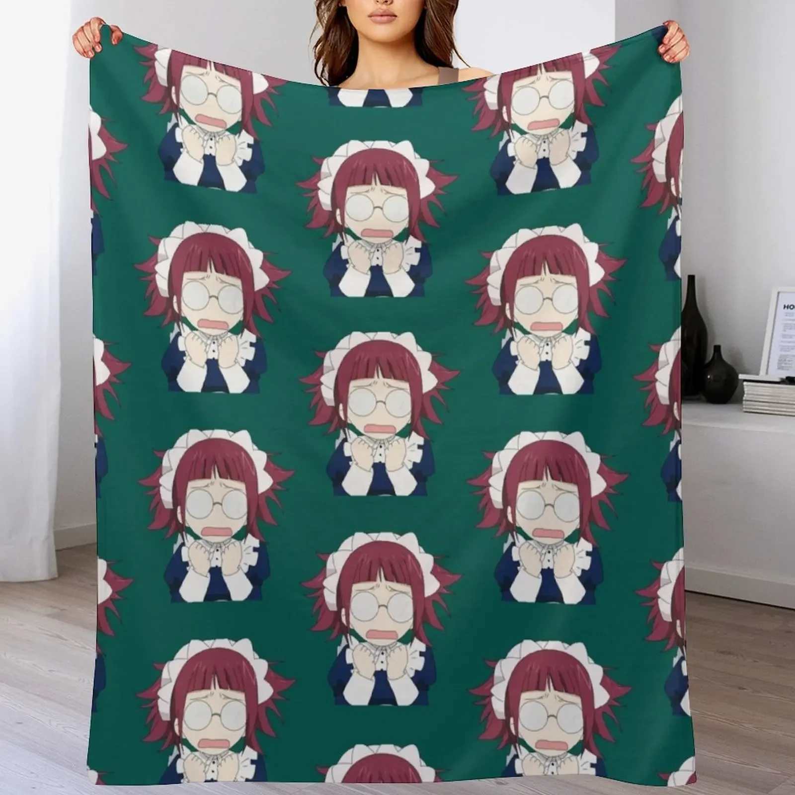 

Mei rin kawaii black butler Throw Blanket Single Weighted Blankets Sofas Of Decoration Beautifuls Blankets