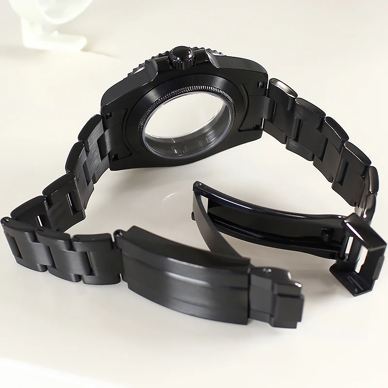 مجموعة كاملة من الملحقات مقاس 40 مم مناسبة لعلبة ساعة NH35 من الفولاذ المقاوم للصدأ الجديد المتوافق مع قرص NH34/36 مقاس 28.50 مم. #4