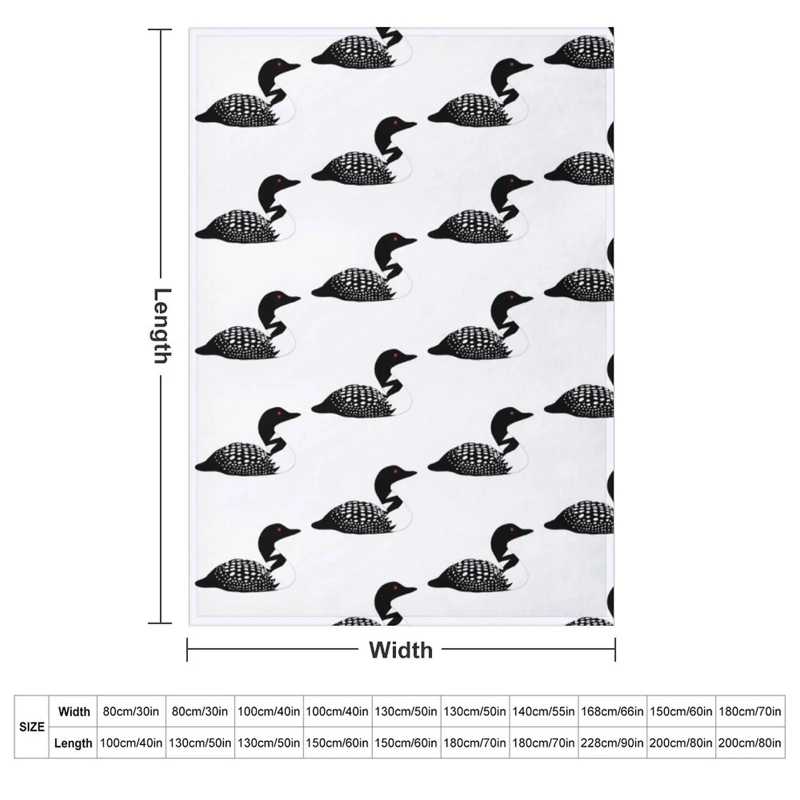 Minnesota Lake Loon Throw Blanket Plush Summer warm winter for winter Sofa Quilt Extra Large Throw Blankets