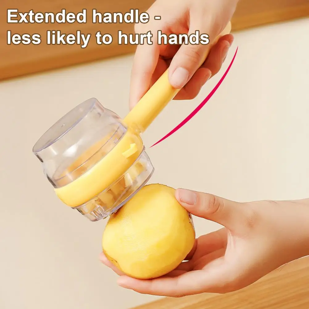 3-in-1 Kitchen Peeler Stainless Steel Blades Peeler Multifunctional Vegetable And Fruit Peeling Tool for Peeling Slicing & Dicin