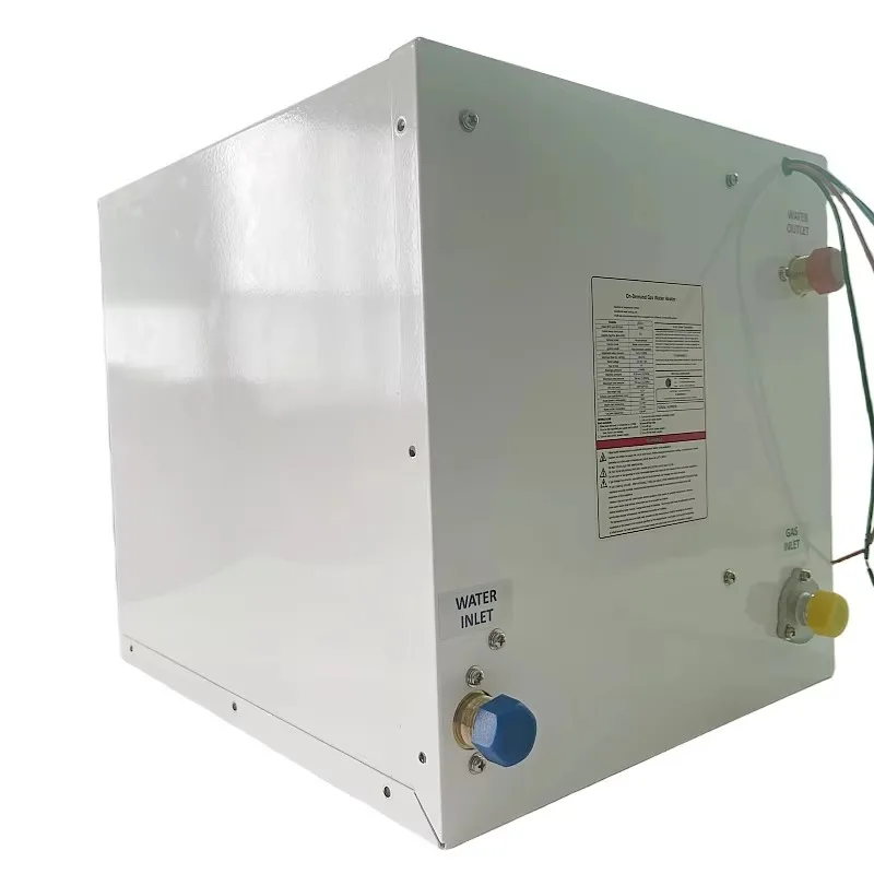 سخان مياه 12 فولت تيار مستمر 8 لتر RV، 2.4 GPM 56K BTU نظام مدمج للتخييم العجلة الخامسة والمقطورة #3