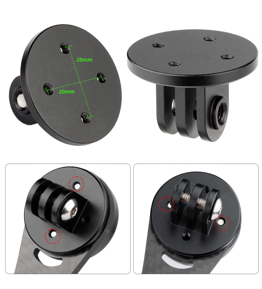 Fahrradcomputer-Montageadapter, Teile für Garmin Edge Bryton, kompatibel mit Gopro Sport Action Kamera, MTB, Rennrad, Zubehör – Detail 9