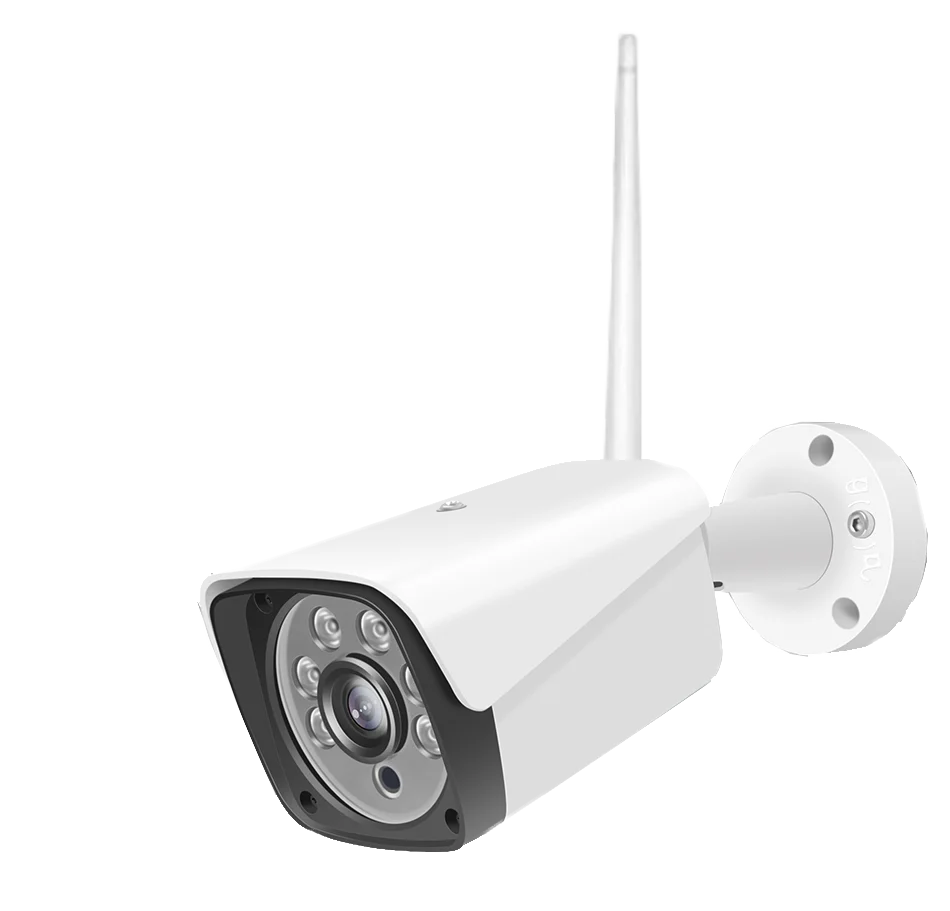 3MP 1296P Outdoor Water-proof 4CH NVR Kit Wireless IP Bullet Camera AI Face Recognition Motion Detection Home Security Monitor