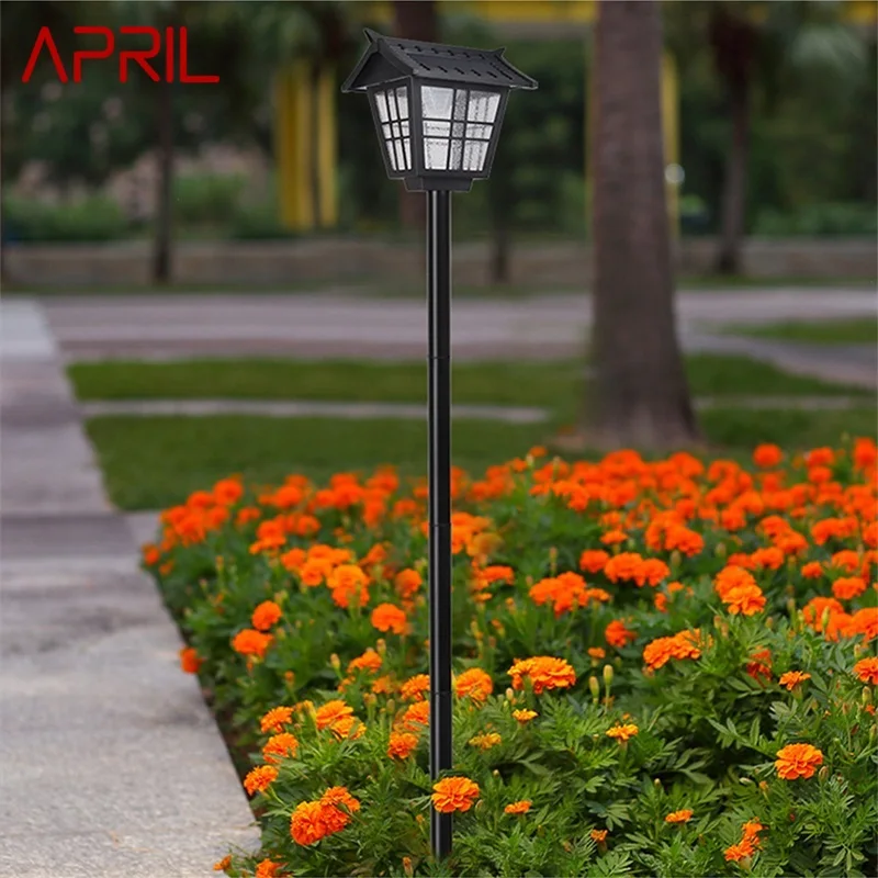 

APRIL Outdoor Solar Lawn Light Contemporary Waterproof IP65 Garden Lamp Home For Villa Duplex Park