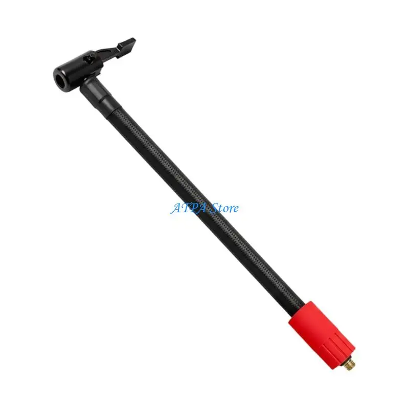 U13C Universal 6mm Threaded Air Charges Hose Quick Connection Brass Nozzle High Pressure Resistant Air Hose for Car Motorcycle