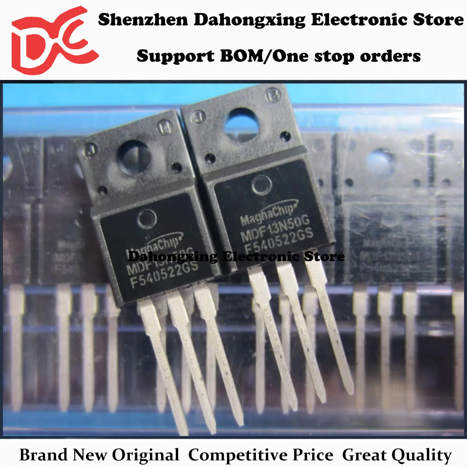 New Original 10Pcs MDF13N50G TO-220F 13A 500V MOSFET Field-effect Transistor Electronic Components Great Quality