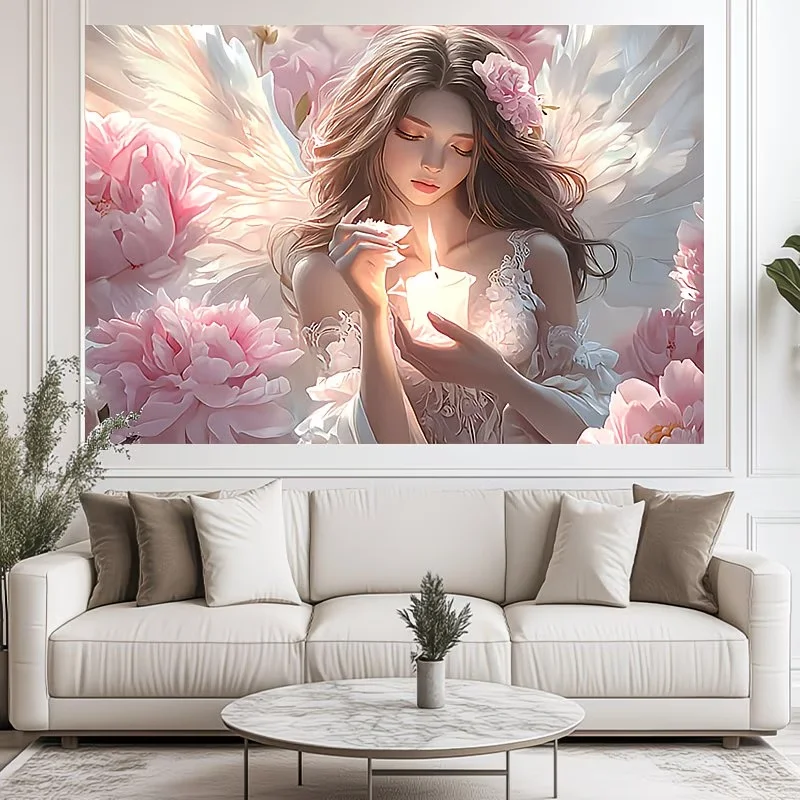 

Набор для алмазной вышивки 5D, тема «Красивая ангельская женщина»