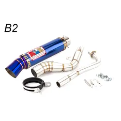 For Honda EX5 Dream 2015-2021 Motorcycle Exhaust Full System with Header Tube Manifold Collecter Front Pipe Muffler Escape Moto