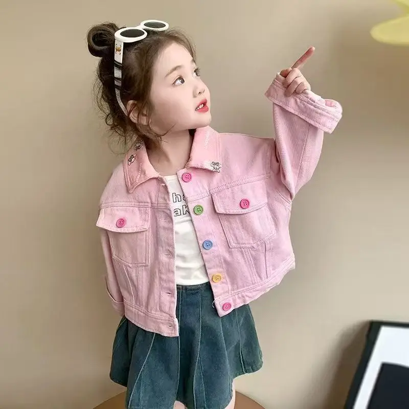 

Girls' Outerwear Autumn 2025 New Children's Workwear Jacket Fashionable And Trendy For Girls In Spring And Autumn