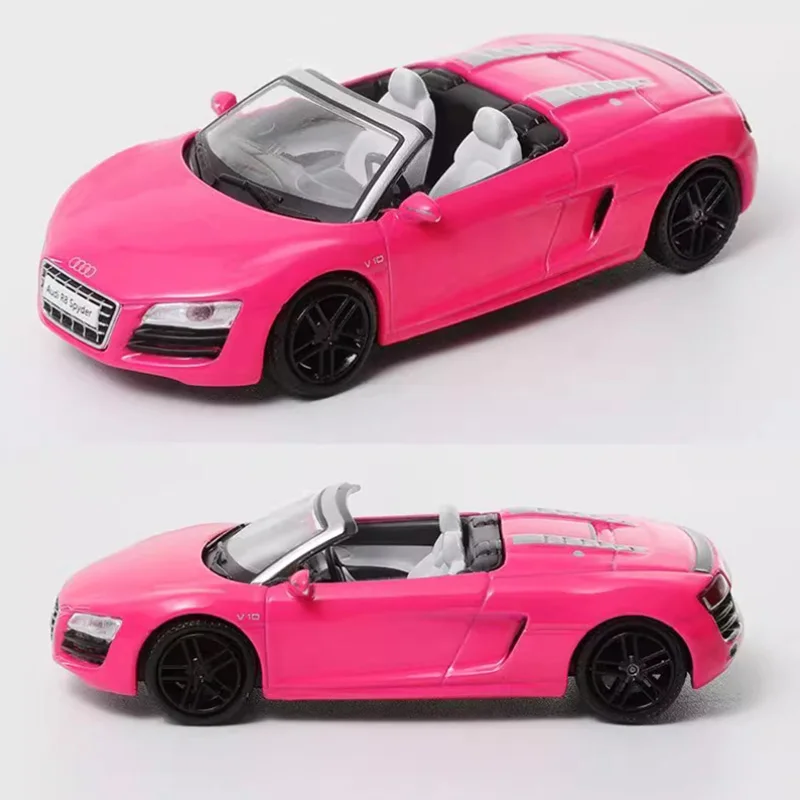 

SHADOW литой под давлением масштаб 1:64 сплав R8 V10 Spyder трансформируемый спортивный автомобиль модель готовый продукт игрушка-симулятор статическая модель дисплей