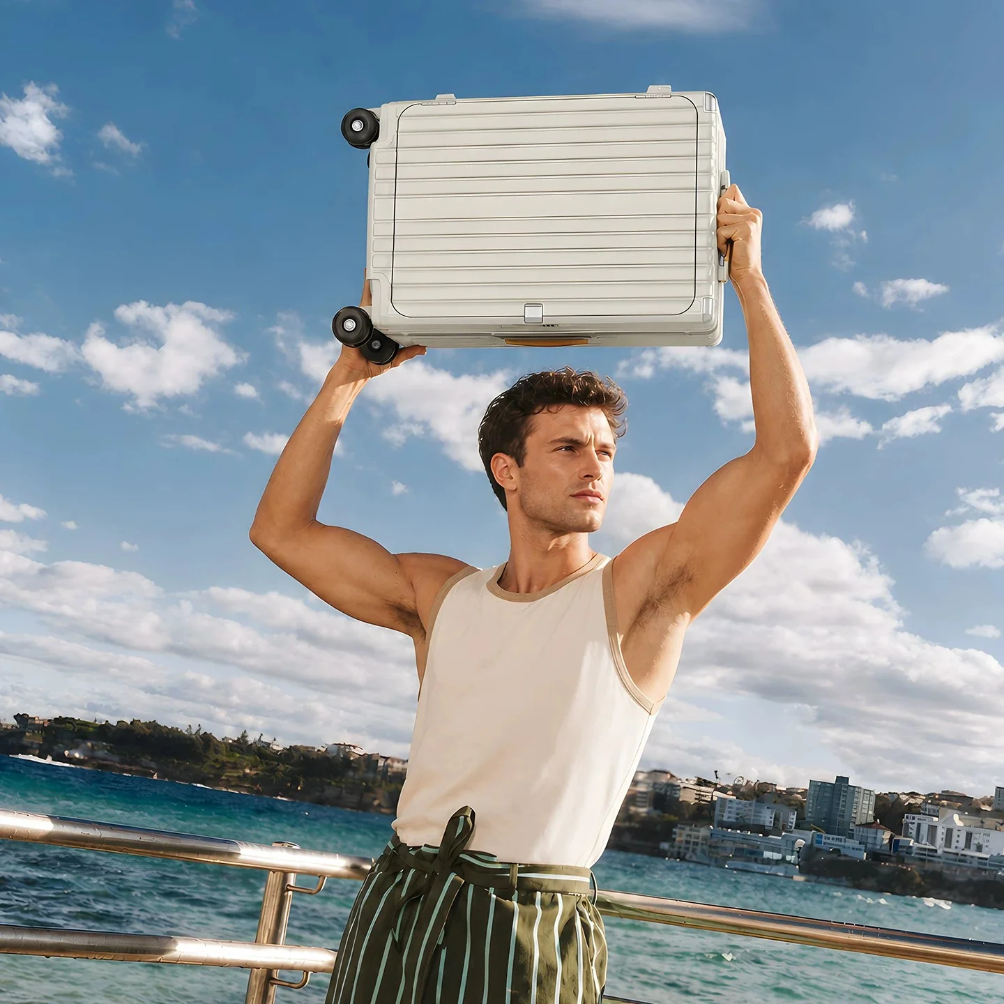 Large Capacity Side‑Opening Trolley Luggage Travel Suitcase for Men Women Carry‑on & Check‑in Baggage
