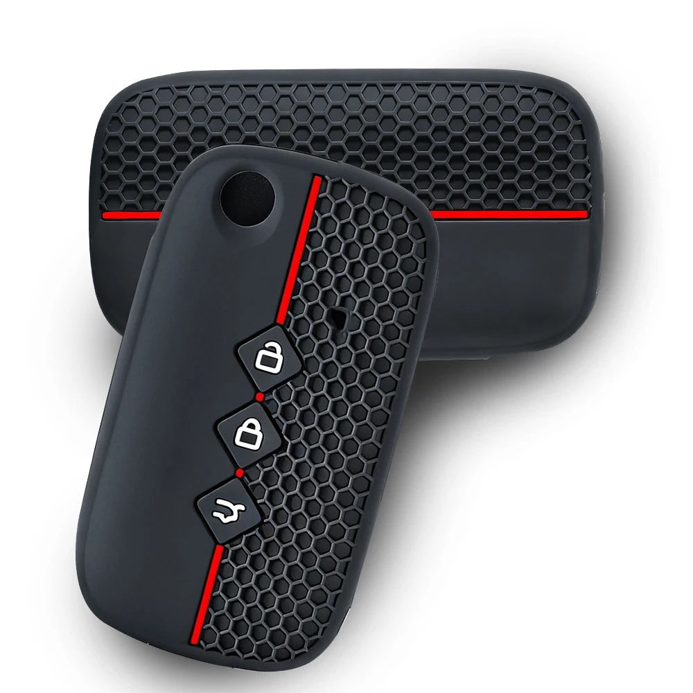 Funda de Silicona para Llave de Coche para Wuling Hongguang S, Baojun 510, 730, 360, 560, RS-5, 530, 630, Chevrolet Aveo, Trax, Groove, Captiva 2024