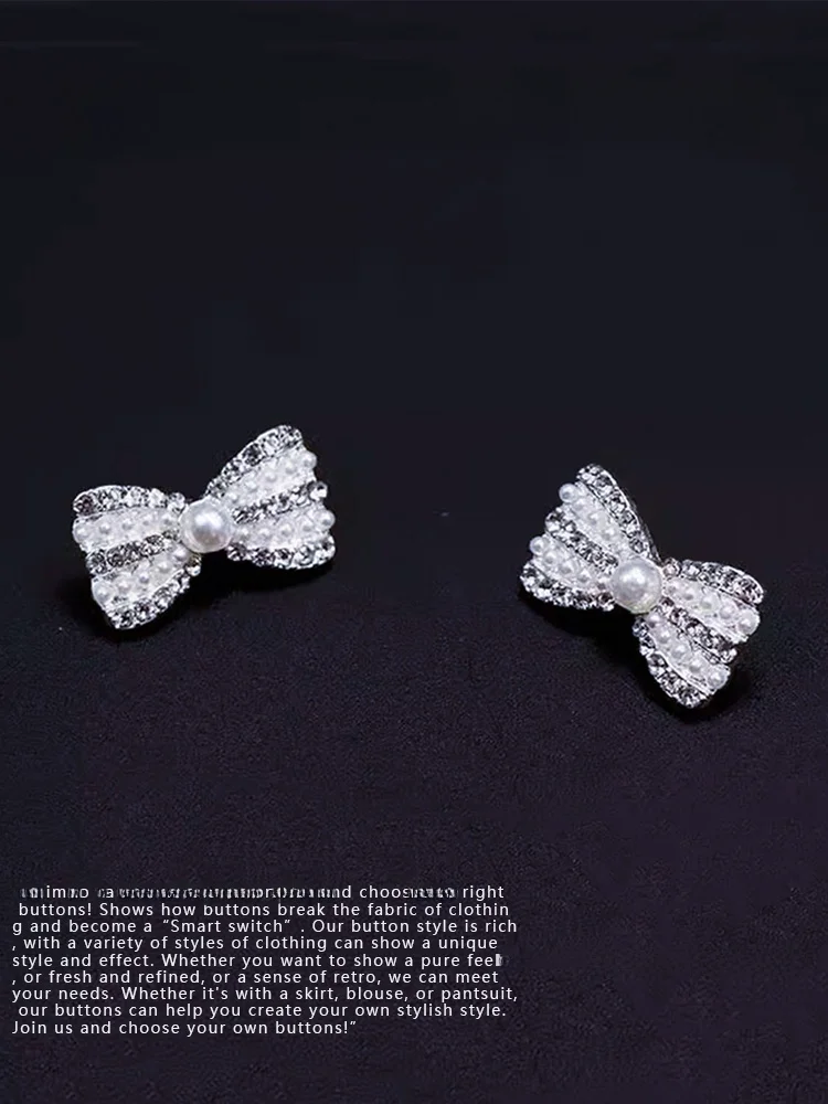 

Высококачественные металлические пуговицы с жемчужным эффектом, модные декоративные застежки для свитеров, премиальные фурнитуры для одежды, принадлежности для домашнего шитья