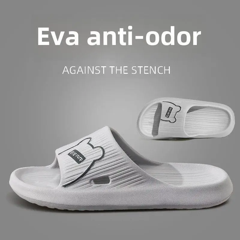 

Men's Summer Indoor Home Bathroom Anti-slip Large Size EVA Slippers New 2026 Casual Slippers Comfortable Slip-On Shoes