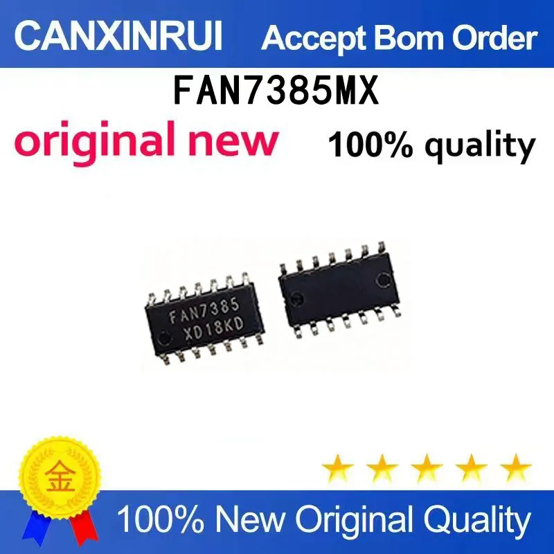 (5-100 PCS)  Brand new original FAN7385MX silk screen FAN7385 patch SOP-14 bridge driver IC chip