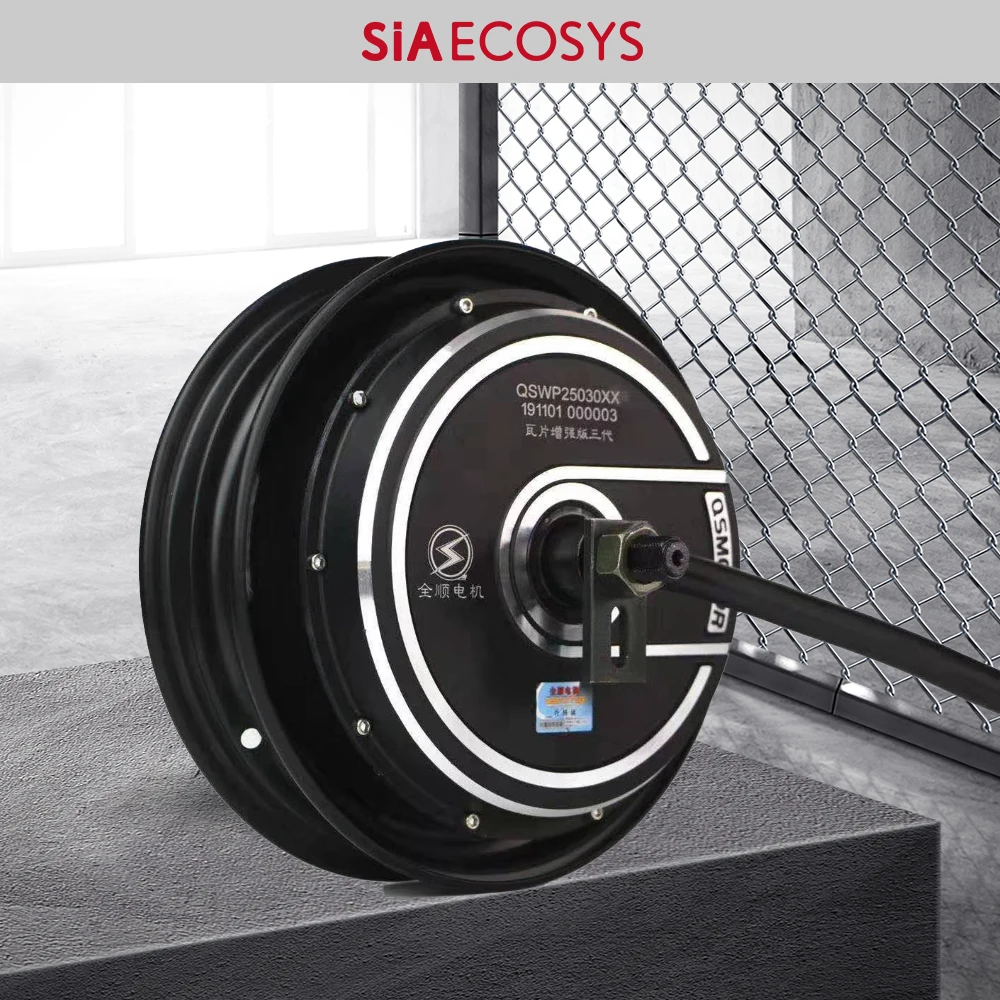 

QS Motor 10 inch 212 5000W V4 60H 72V 70-120kph BLDC Electric Wheel Hub Motor