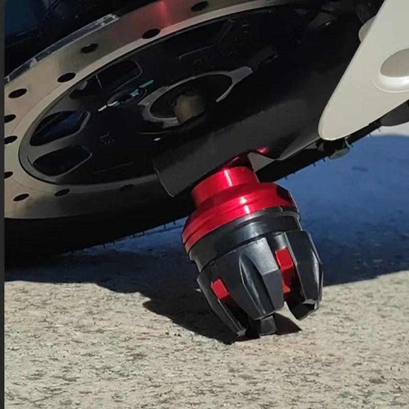 1 para uniwersalna rama ochronna przedniego zawieszenia suwak spadający ochraniacz do skutera motocyklowego e-bike aluminium i ABS