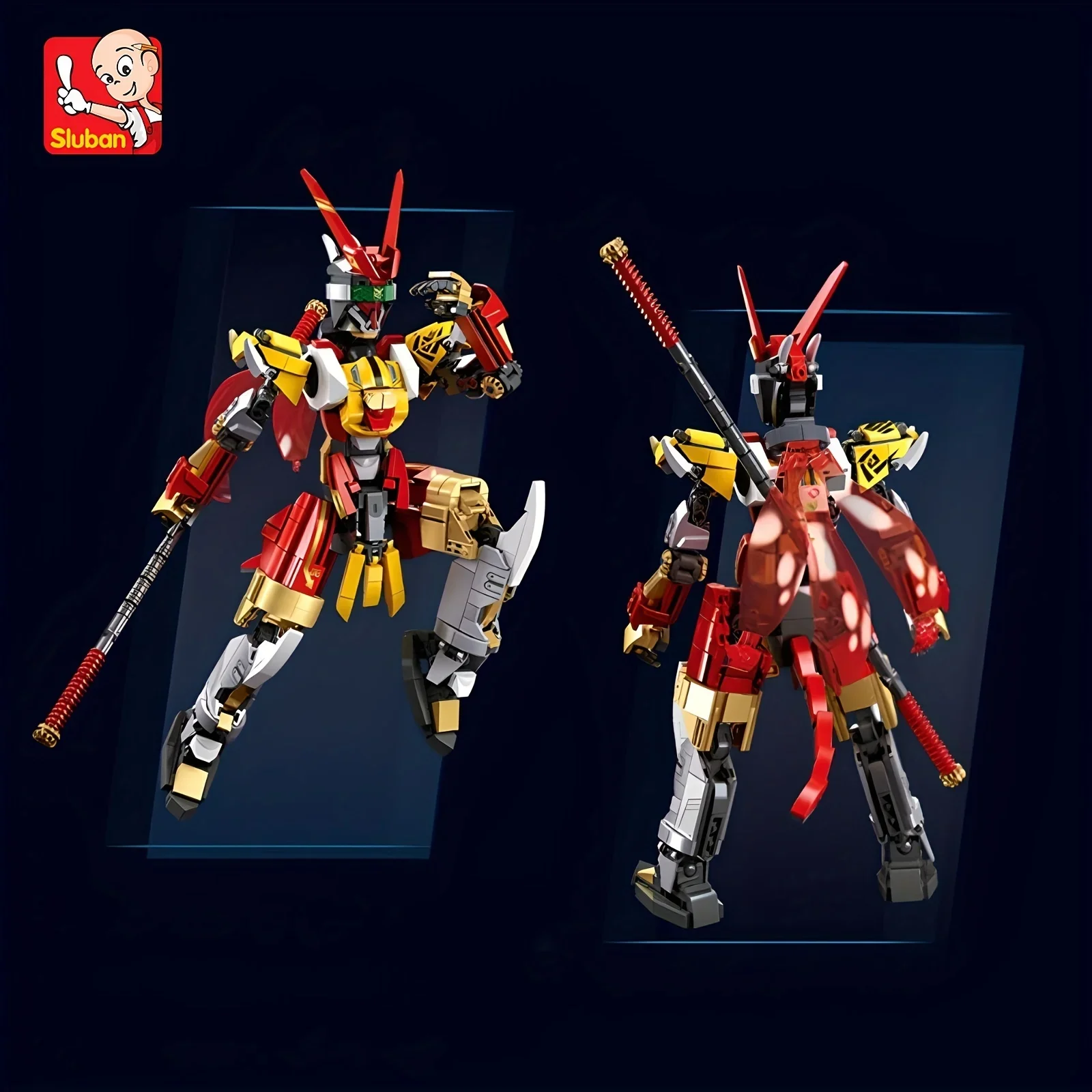 755PCS Cyber Wukong Mech Robot Bouwstenen Model Films Serie Robot Speelgoed Collectible Cadeaus voor kinderen en volwassenen