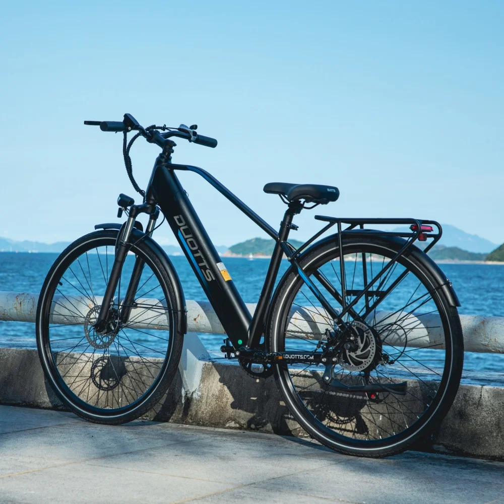 DUOTTS C29 Lite Vélo Électrique Urbain 27.5 Pouces 250W Moteur Batterie Lithium 36V13Ah Freins à Double Disque Cadre en Acier Mode Assistance 65km