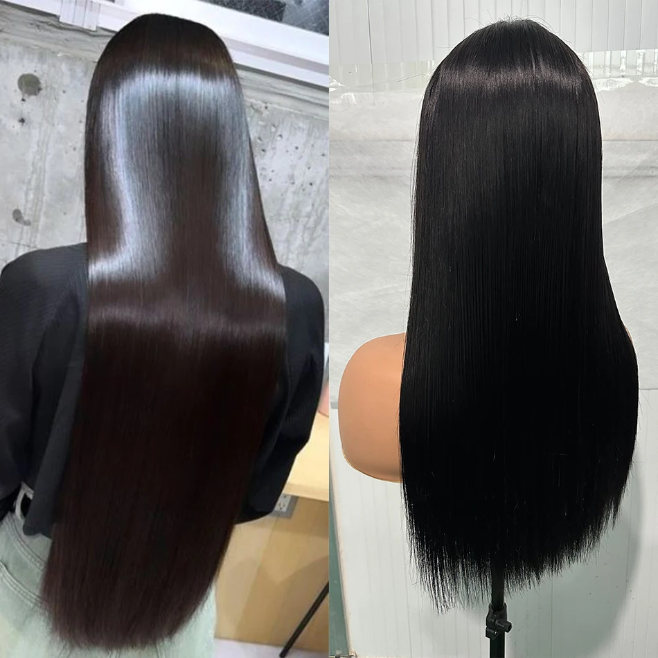 100% Unprocessed Virgin Human Hair Vietnamese Raw Hair Wigs Super Double Drawn 300 Density Bone Straight Human Hair Wig Original