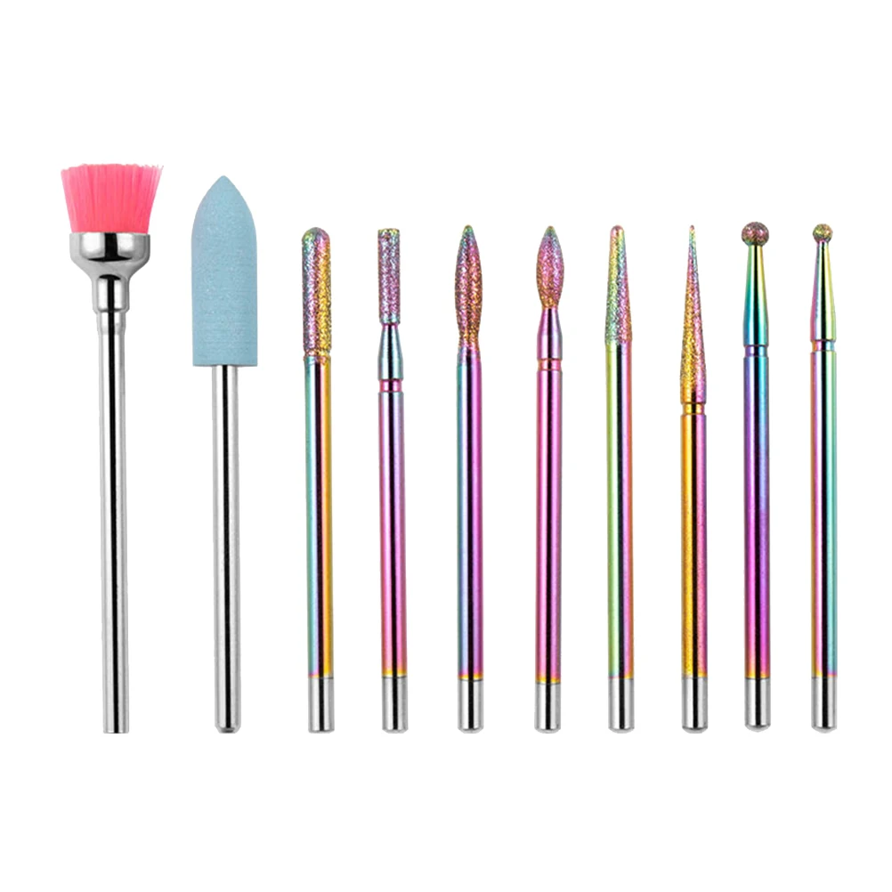 

1Set Premium Drill Bits Set Manicure Grinding Tools Polishing Heads Art Accessories Cuticle Trimmer Nail Beauty Tools Sanding
