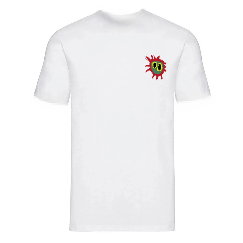 Y2k 1984 British Acid Rock Primal Scream Band American Casual Red Short-sleeved T-shirt