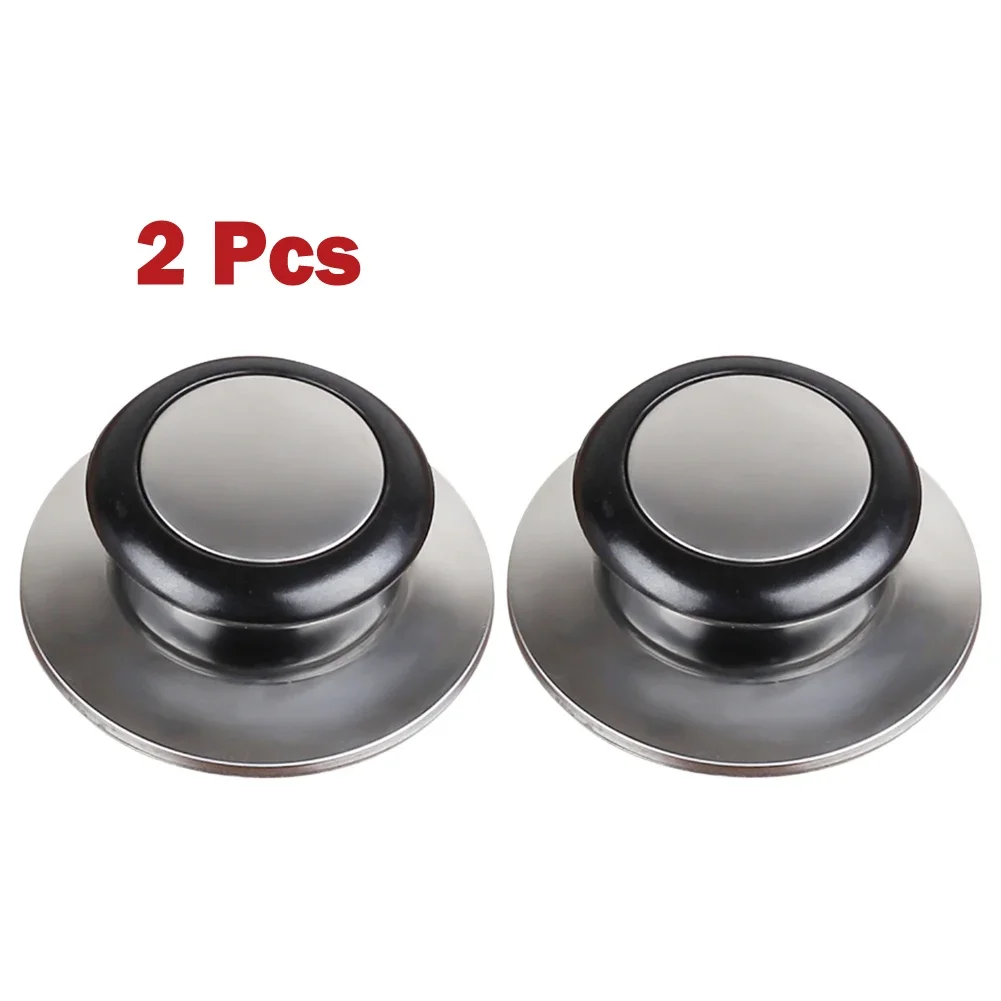 

2pcs Lid Knob Handle Universal Pot Lid Cap Holding Lifting Handle for Glass Pot Pan Cover Cookware Handgrip Replacement Parts