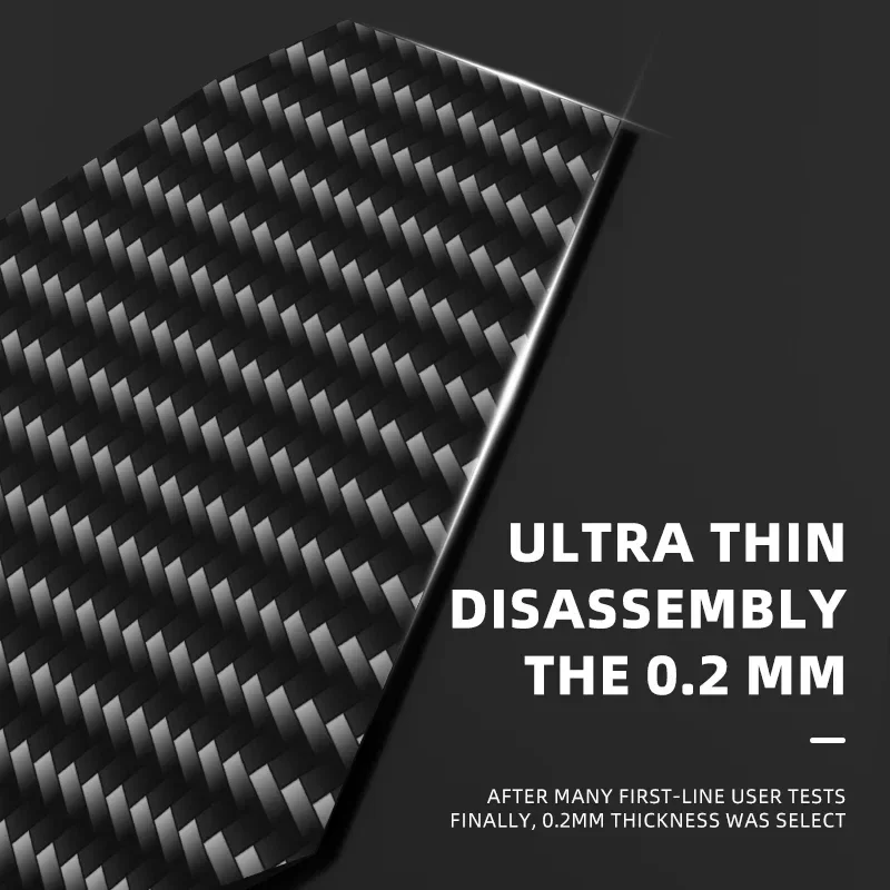 Luowei High Hardness Carbon Fiber Tin Scraper Anti Static Non Magnetic Mobile Phone Battery Cell Pry Knife Disassembly Tool