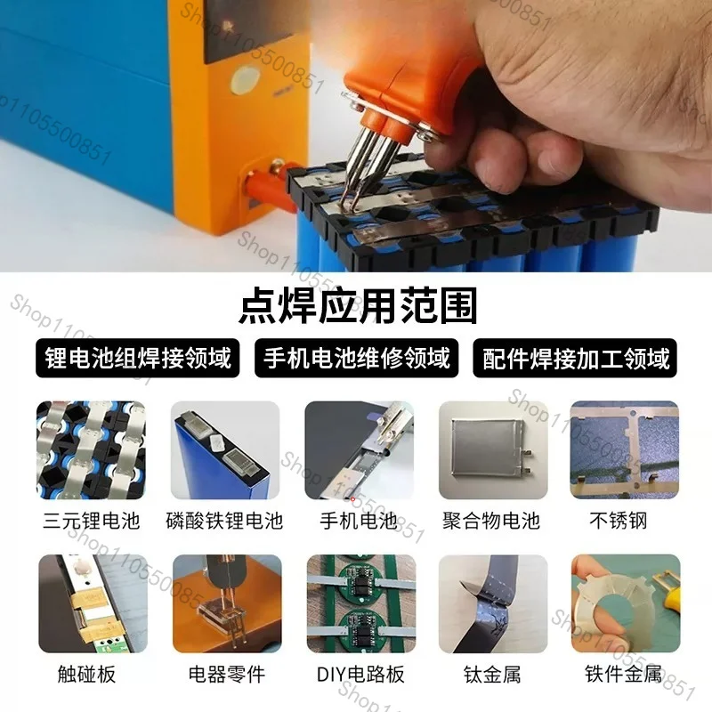 11.6KW LED Display Flash 801B Energy Storage Capacitor Battery Spot Welding Machine 18650 0.35mm Nickel 110/220V Energy Saving