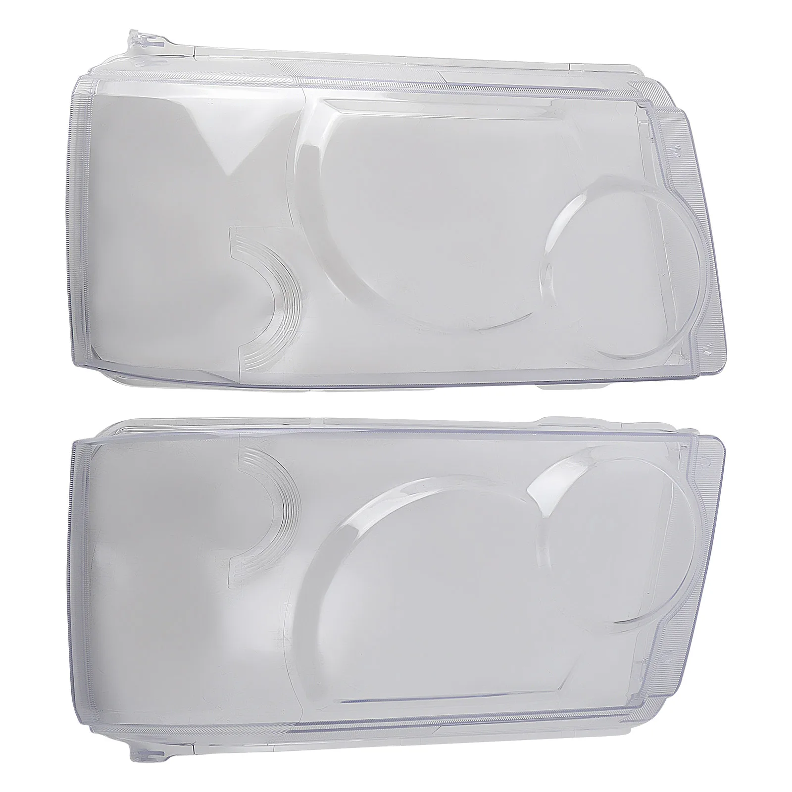 

Pair Headlamp Headlight Lens Cover For Land Rover Range Rover Sport 2006-09 PC