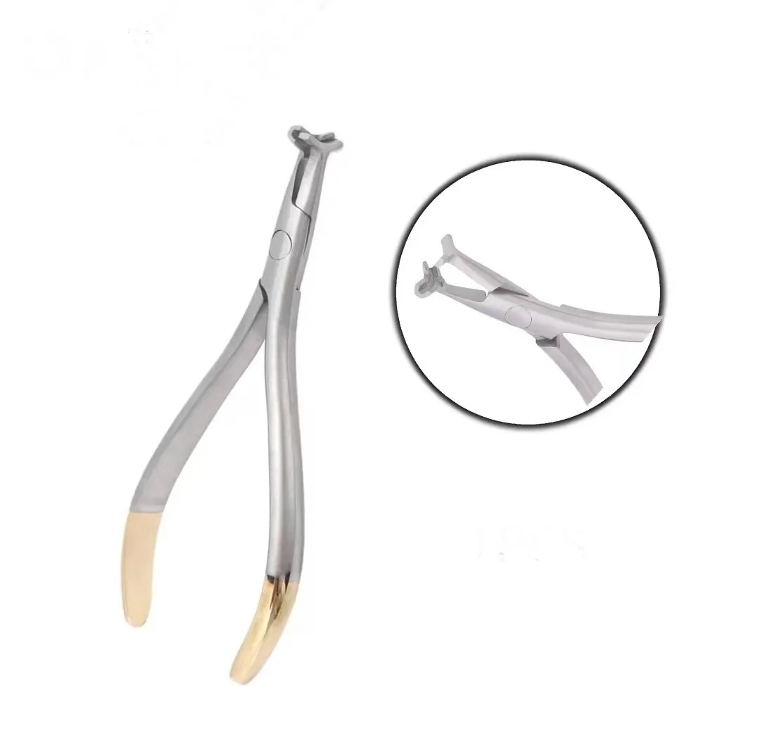 Dental Orthodontic End NiTi Bending Plier, Arch wire Distal End Back bend Forceps Pliers Instrumen Stainless Steel Dental Pliers