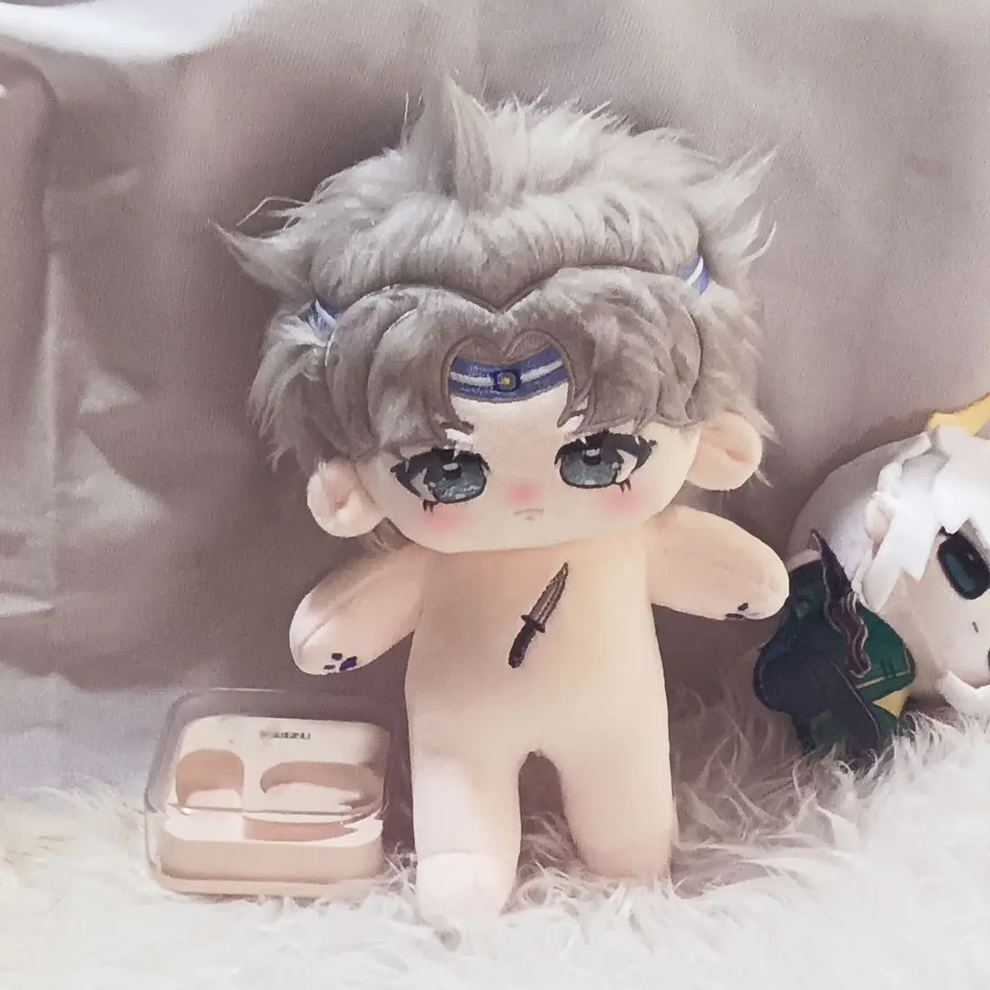 

Game Adorable Animal Boy Plush Stuffed Doll Figure Dress Up Cotton Body Toy 20CM Clothes Plushie Xmas Gift