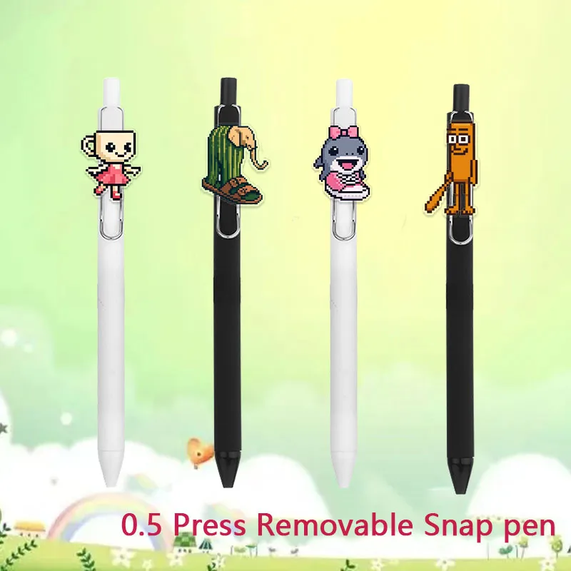 

Итальянская водяная ручка Brainrot, школьные пиксели для студентов, мультяшная фигурка, учебные принадлежности, офисные фирменные рисунки Tungtungtung Sahur, подарок