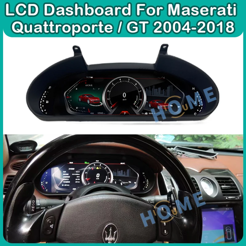 

Virtual Instrument Cluster CockPit LCD Speedometer Digital Dashboard Panel For Maserati Quattroporte GT GC Gran Turismo2004-2018