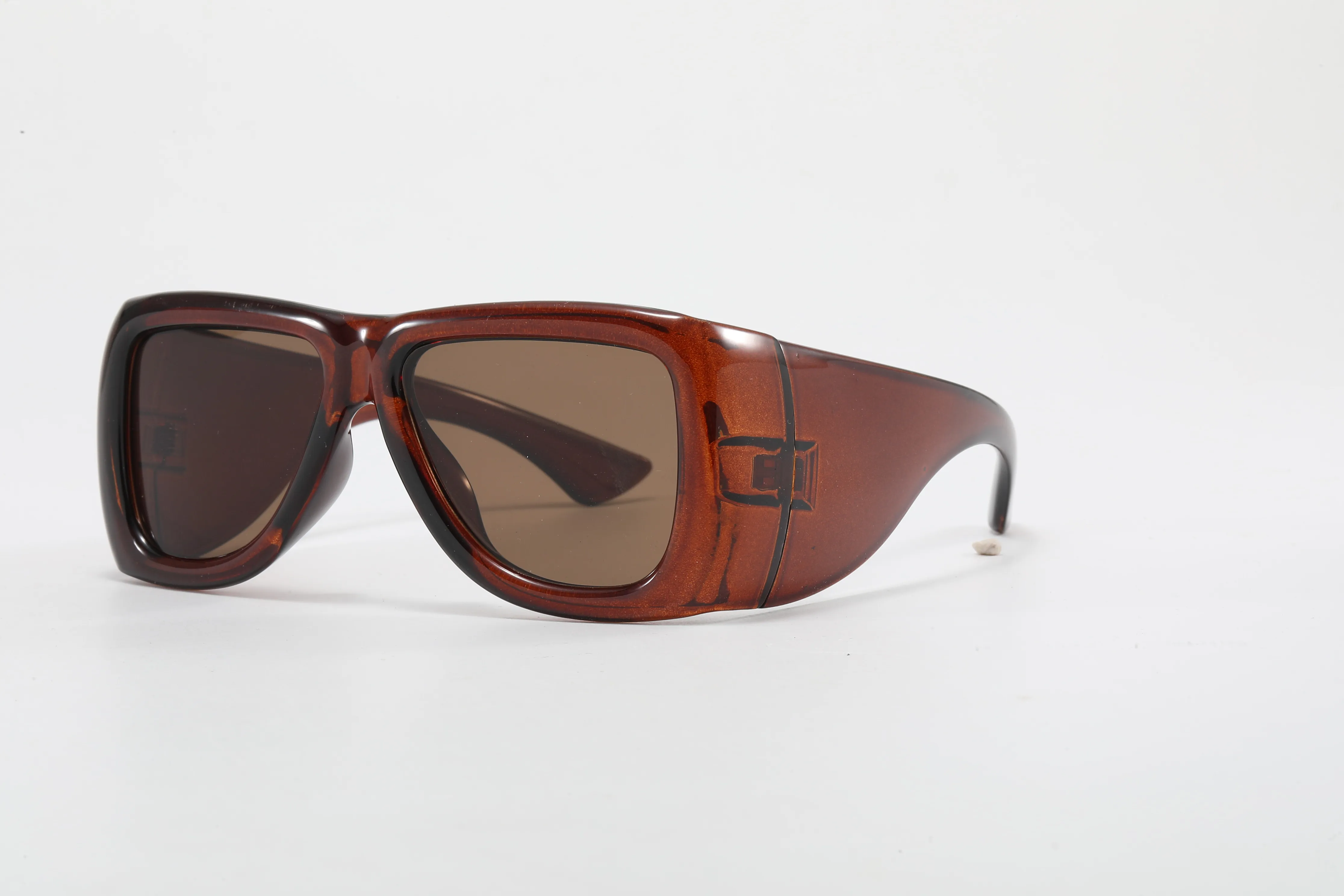 2026 Neue Mode Übergroße Quadratische Y2K Sonnenbrille für Damen Luxusmarke Schwarze Punk-Sonnenbrille für Herren Coole Hip-Hop-Sonnenbrille für Draußen – Detail 16