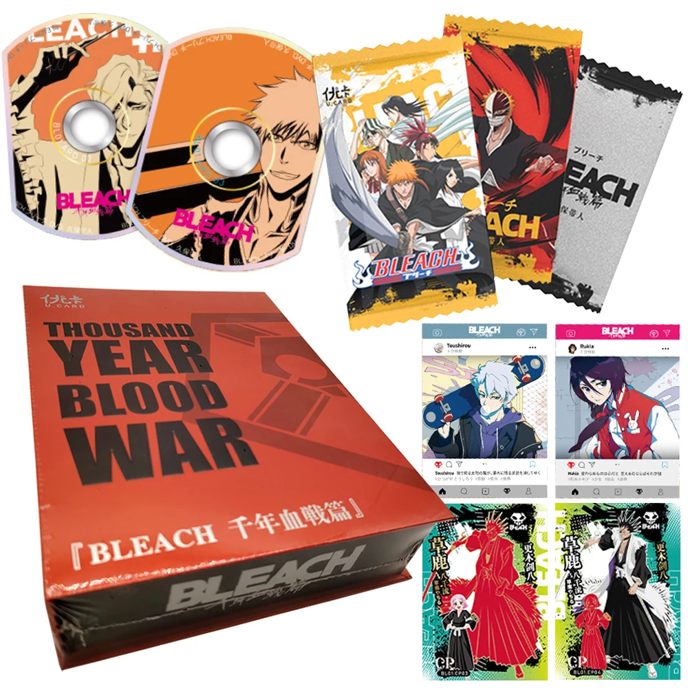 

Bleach Collection Cards Fans' Favorite Popular Anime Fun Milk Tea Cup Special Shape Limited Edition Cards Christmas Gifts Toys