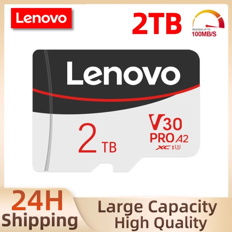 Lenovo 2TB Class10 Memory Card 1TB 512GB TF/SD Cards Trans C10 UHS-I Micro TF SD 256GB 128GB EVO+ Mini TF Card Grade For Phone