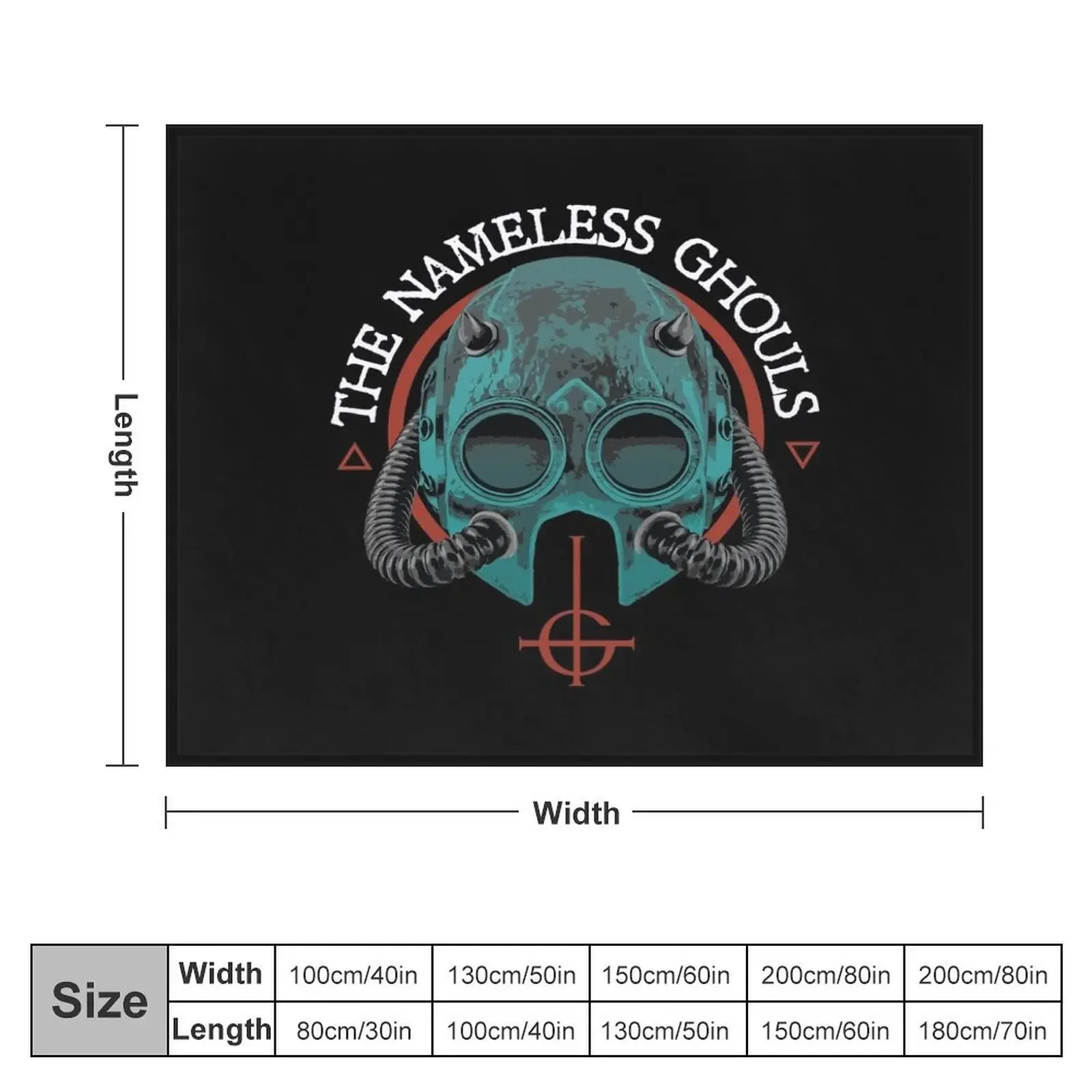 Nameless Ghouls Ghost Throw Blanket Blankets For Sofas Blankets For Bed Giant Sofa Luxury Throw Blankets