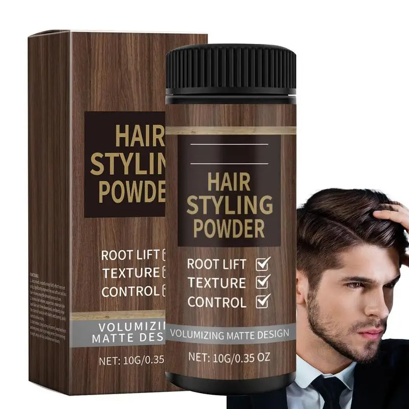 Hair Fluffy Powder Hair Volume Frizz Fixed Lasting Model Mattifying Refreshing Men Hair Styling Powder Men Women Fluffy Spray