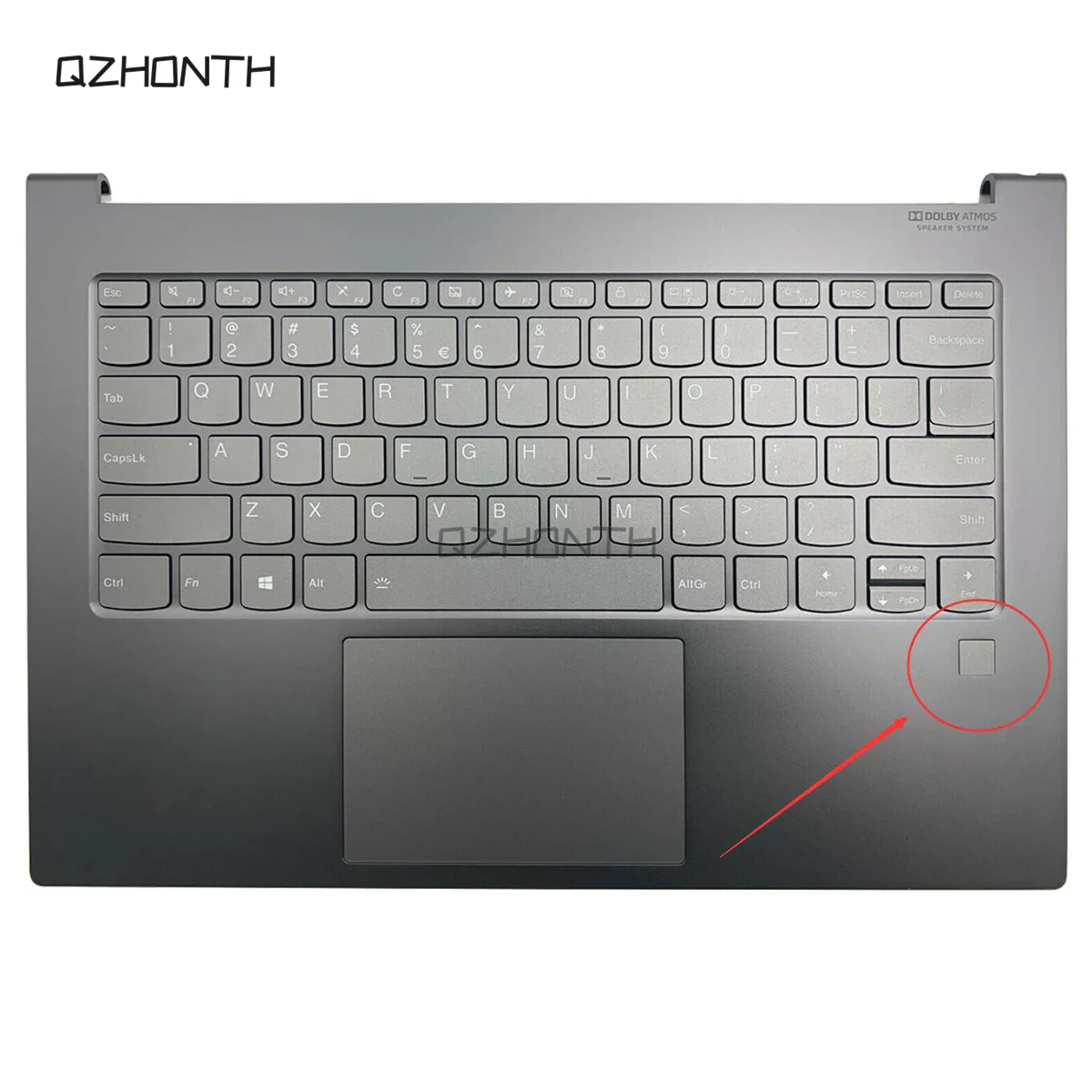 Imagem -02 - Caixa Superior com Teclado Retroiluminado Touchpad para Lenovo Yoga C93013 C930-13ikb 81c4 5cb0s72639 Am18s000310 Am18s000300 Novo