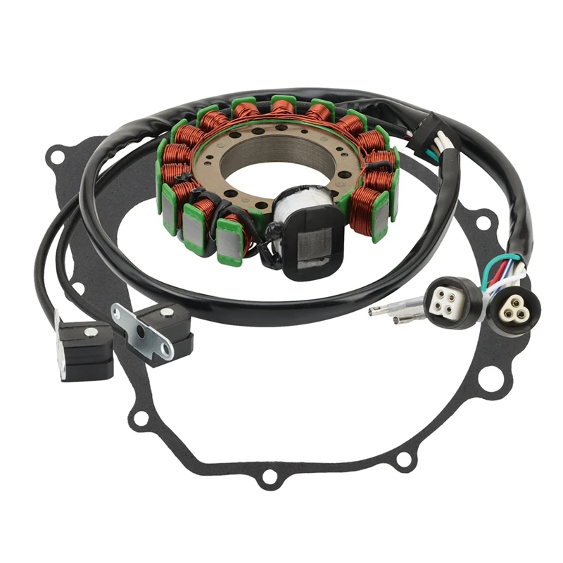 1YW-85510-21-00 Motorcycle Stator Coil with Gasket for 350ER YFM350ER 1987-1989