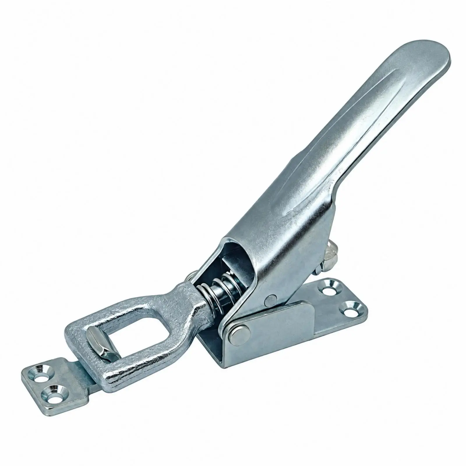 Secure Adjustable Spring Clamp Toggle Latch with Reinforced Lever for Trailer Tailgate Locking System