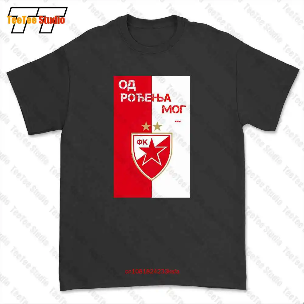 Camiseta de Maglia Meme Fan Stella Rossa Belgrado, camiseta de Serbia Crvena Zvezda, 03UO