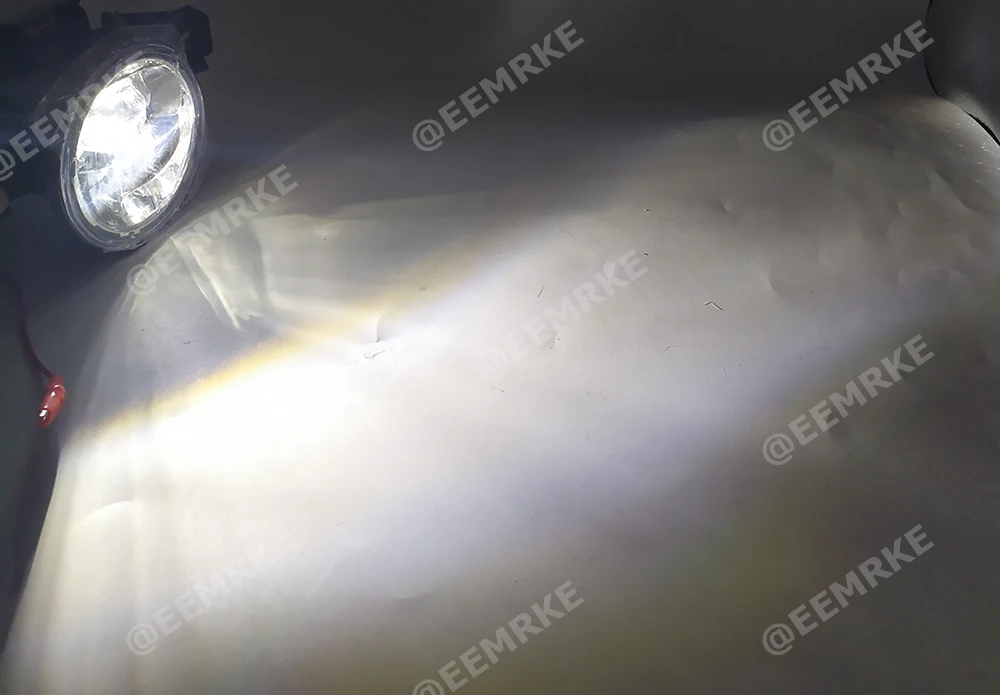 LED Fog Lights Assembly for Nissan Pulsar 5-Doors C13 VI 2014 2015 2016 2017 PTF with Clear Lens Angel Eye DRL Car Fog Lamp 30W detail image 16