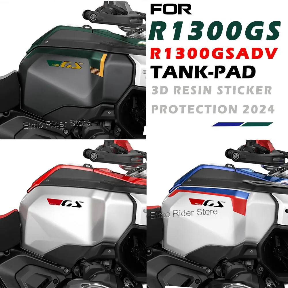 

For BMW R 1300 GS ADV 2024 2025 Motorcycle Accessories Fuel Tank Logo Decal 3D Resin Gel Sticker