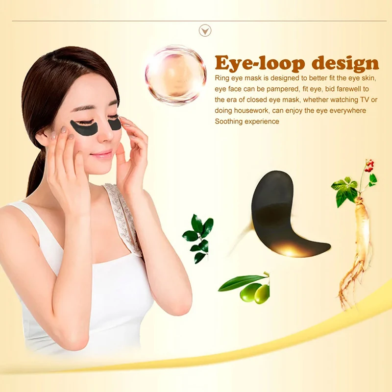 1/10Pcs Eye Mask Gold Collagen Crystal Eye Mask Skin Care Eye Firming Anti-wrinkle Moisturizing Nourishing Eye Care Products New