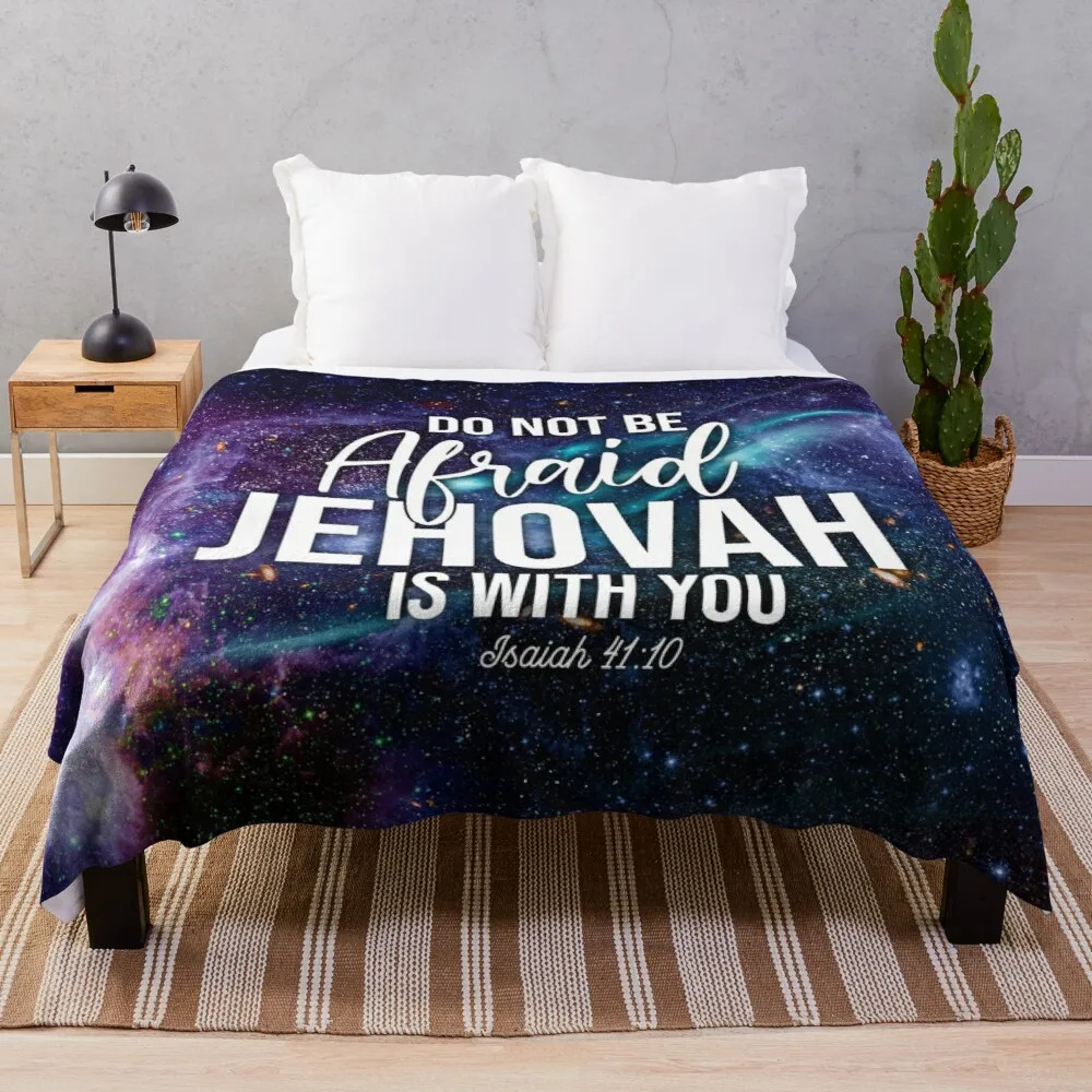 

Jehovah is with you Isaiah 41:10 Throw Blanket Blanket For Travel Light Throw And Blanket Couple Sheep Wool Blanket