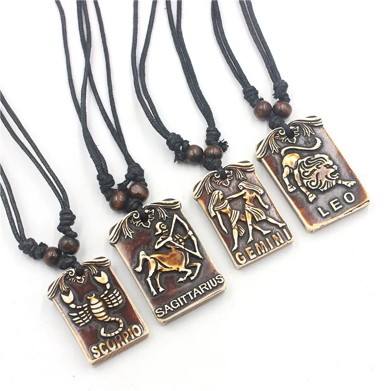 Leo Zodiac Necklace… - image